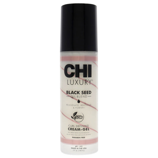 Luxury Black Seed Oil Curl Defining Cream Gel by CHI for Unisex - 5 oz Cream