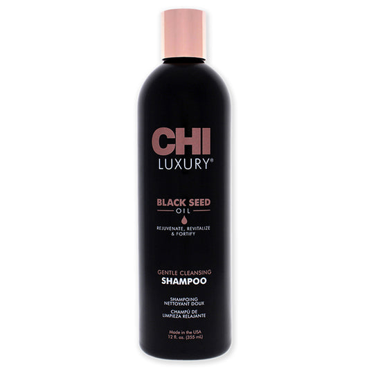 Luxury Black Seed Oil Gentle Cleansing Shampoo by CHI for Unisex - 12 oz Shampoo