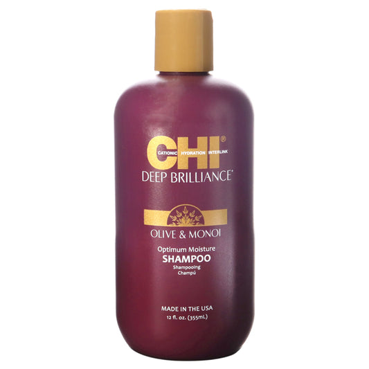Deep Brilliance Optimum Moisture Shampoo by CHI for Unisex - 12 oz Shampoo