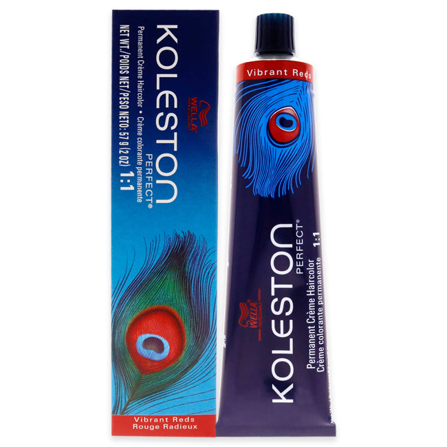 Koleston Perfect Permanent Creme Haircolor - 6 45 Dark Blonde-Red Violet by Wella for Unisex - 2 oz Hair Color