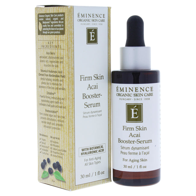 Firm Skin Acai Booster Serum by Eminence for Unisex - 1 oz Serum