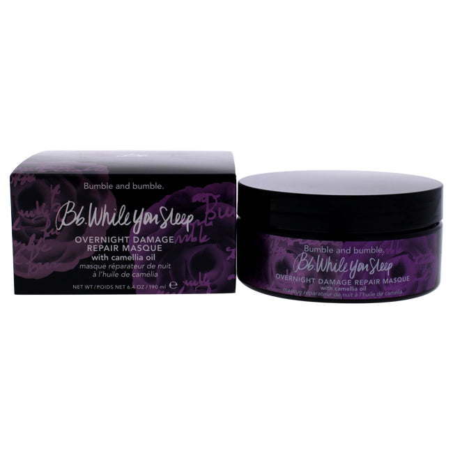 While You Sleep Overnight Damage Repair Masque by Bumble and Bumble for Unisex - 6.4 oz Masque
