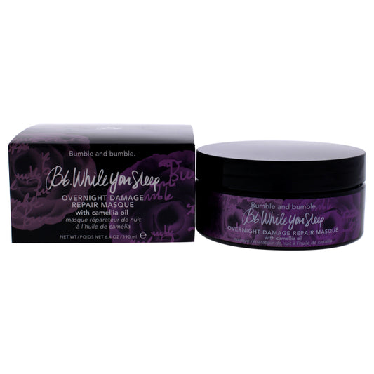 While You Sleep Overnight Damage Repair Masque by Bumble and Bumble for Unisex - 6.4 oz Masque