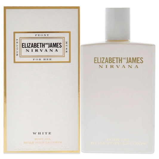 Nirvana White Body Oil by Elizabeth and James for Women - 3.4 oz Oil