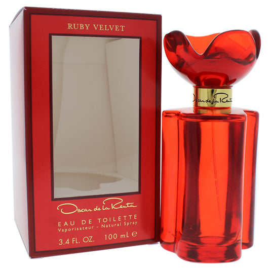 Ruby Velvet by Oscar De La Renta for Women - 3.4 oz EDT Spray