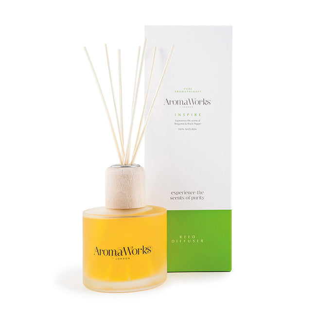 Inspire Reed Diffuser by Aromaworks for Unisex - 6.76 oz Reed Diffusers