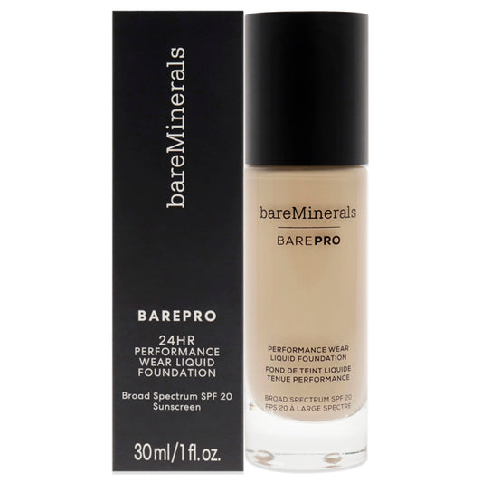Barepro Performance Wear Liquid Foundation SPF 20 - 09 Light Natural by bareMinerals for Women - 1 oz Foundation