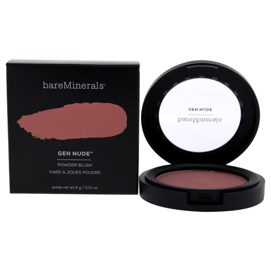 Gen Nude Powder Blush - Call My Blush by bareMinerals for Women - 0.21 oz Blush