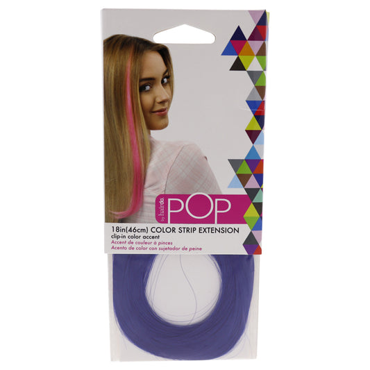 Pop Color Strip Extension - Starry Sky Blue by Hairdo for Women - 18 Inch Hair Extension