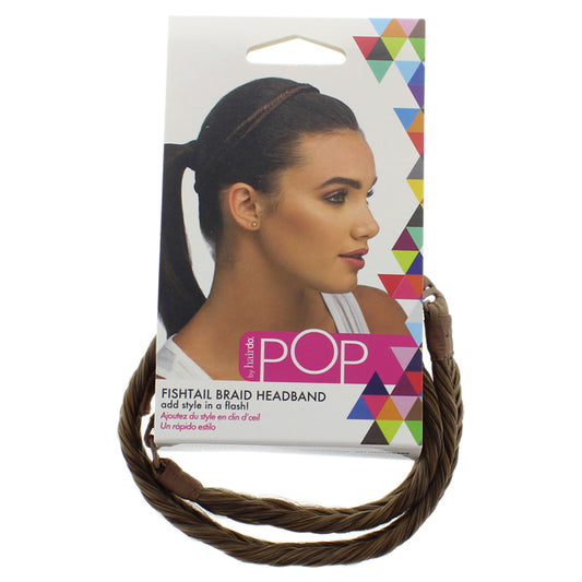 Pop Fishtail Braid Headband - R1416T Buttered Toast by Hairdo for Women - 1 Pc Hair Band