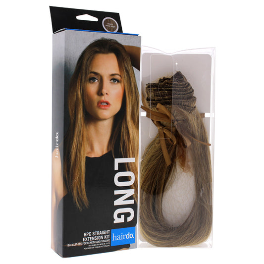 Straight Extension Kit - R14 25 Honey Ginger by Hairdo for Women - 8 x 16 Inch Hair Extension