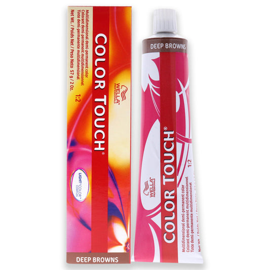 Color Touch Demi-Permanent Color - 10 73 Lightest Blonde-Brown Gold by Wella for Unisex - 2 oz Hair Color