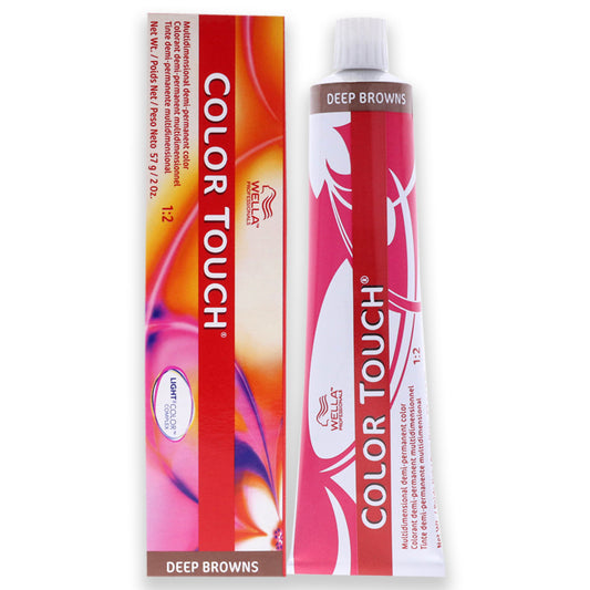 Color Touch Demi-Permanent Color - 6 7 Dark Blonde-Brown by Wella for Unisex - 2 oz Hair Color