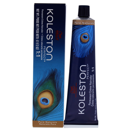 Koleston Perfect Permanent Creme Hair Color - 55 0 Intense Light Brown-Natural by Wella for Unisex - 2 oz Hair Color