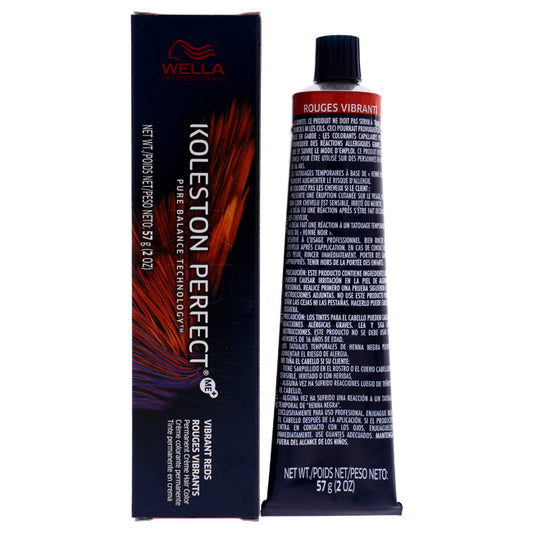 Koleston Perfect Permanent Creme Hair Color - 55 44 Intense Light Brown-Red Red by Wella for Unisex - 2 oz Hair Color