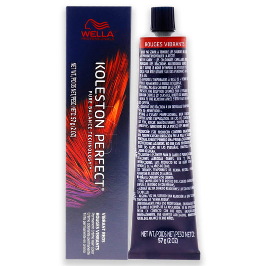 Koleston Perfect Permanent Creme Hair Color - 77 44 Intense Medium Blonde-Red Red by Wella for Unisex - 2 oz Hair Color