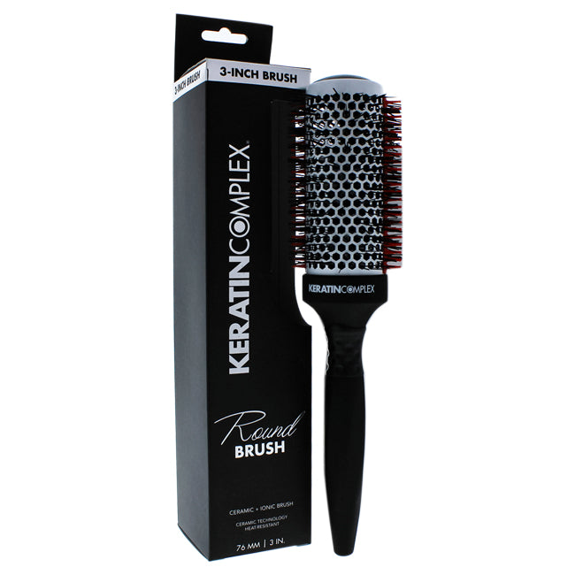 Thermal Round Brush by Keratin Complex for Unisex - 3 Inch Hair Brush