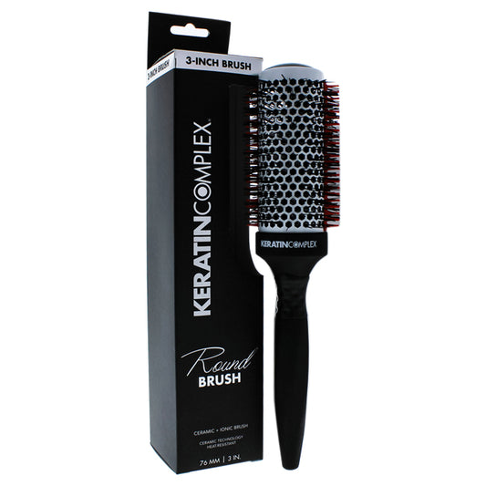 Thermal Round Brush by Keratin Complex for Unisex - 3 Inch Hair Brush