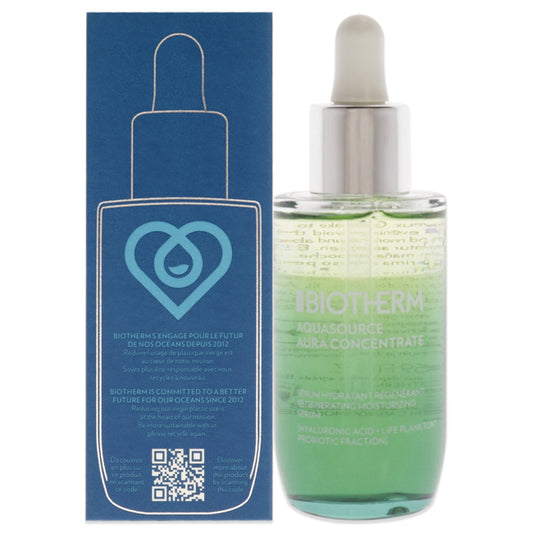 Aquasource Aura Concentrate by Biotherm for Women - 1.69 oz Serum