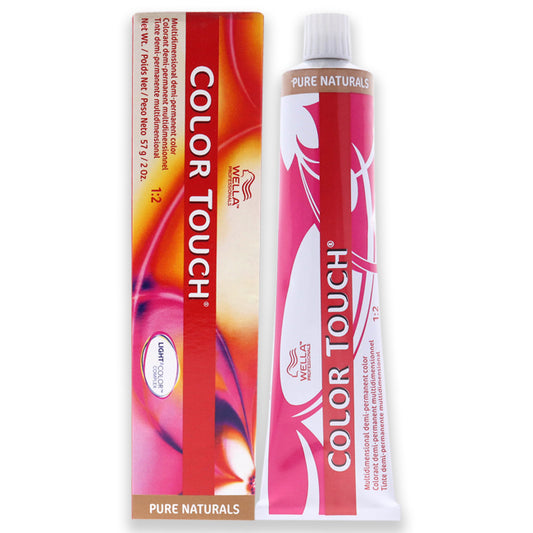 Color Touch Demi-Permanent Color - 10 03 Lightest Blonde-Natural Gold by Wella for Unisex - 2 oz Hair Color