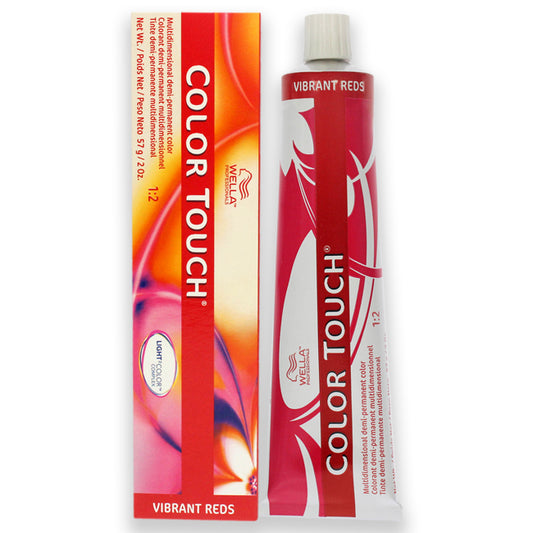 Color Touch Demi-Permanent Color - 5 4 Light Brown-Red by Wella for Unisex - 2 oz Hair Color