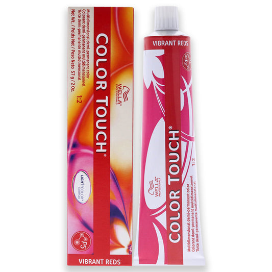 Color Touch Demi-Permanent Color - 77 45 Medium Blonde-Intense Red Red-Violet by Wella for Unisex - 2 oz Hair Color