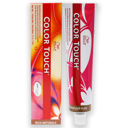 Color Touch Demi-Permanent Color - 8 03 Light Blonde-Gold by Wella for Unisex - 2 oz Hair Color