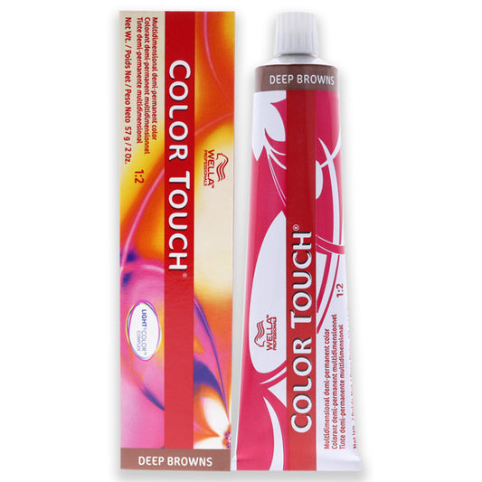 Color Touch Demi-Permanent Color - 8 71 Light Blonde-Brown Ash by Wella for Unisex - 2 oz Hair Color