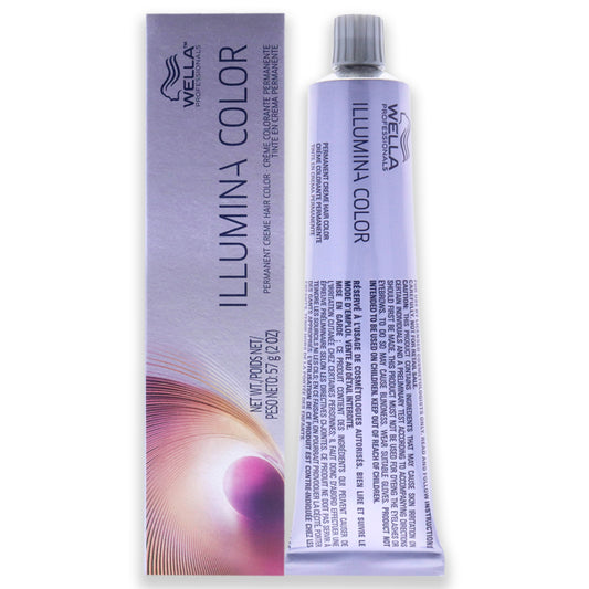 Illumina Color Permanent Creme Hair Color - 10 Lightest Blonde-Neutral by Wella for Unisex - 2 oz Hair Color