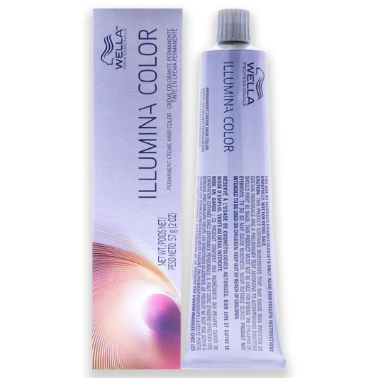 Illumina Color Permanent Creme Hair Color - 5 02 Light Brown-Natural Matt by Wella for Unisex - 2 oz Hair Color