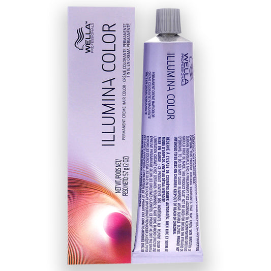 Illumina Color Permanent Creme Hair Color - 7 35 Medium Blonde-Gold Red Violet by Wella for Unisex - 2 oz Hair Color