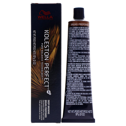 Koleston Perfect Permanent Creme Hair Color - 8 7 Light Blonde-Brown by Wella for Unisex - 2 oz Hair Color