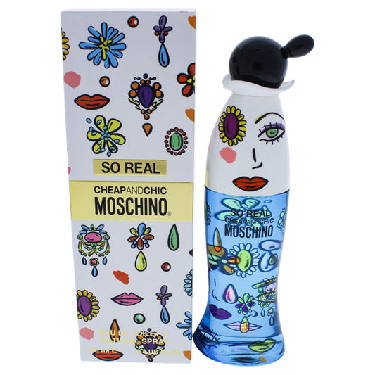 Cheap And Chic So Real by Moschino for Women - 3.4 oz EDT Spray