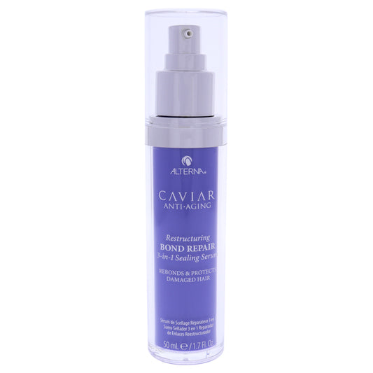 Caviar Anti-Aging Restructuring Bond Repair 3-In-1 Sealing Serum by Alterna for Unisex - 1.7 oz Serum