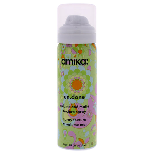 Un Done Volume and Matte Texture Spray by Amika for Unisex - 1 oz Hairspray