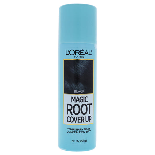 Magic Root Cover Up Temporary Gray Concealer Spray - Black by LOreal Professional for Women - 2 oz Hair Color