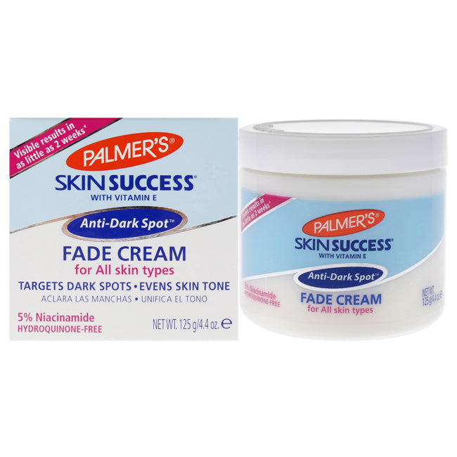 Skin Success Anti-Dark Spot Fade Cream - All Skin Types by Palmers for Unisex - 4.4 oz Cream