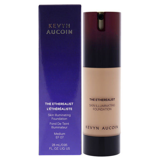 The Etherealist Skin Illuminating Foundation - EF 07 Medium by Kevyn Aucoin for Women - 0.95 oz Foundation