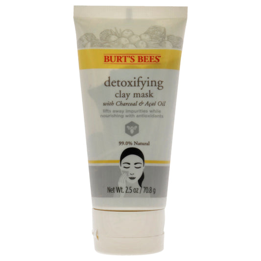 Detoxifying Clay Mask by Burts Bees for Unisex - 2.5 oz Mask