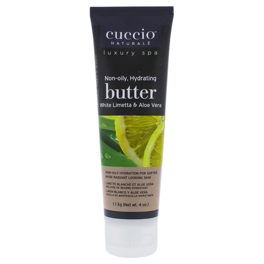 Butter White Limetta and Aloe Vera by Cuccio Naturale for Unisex - 4 oz Body Cream