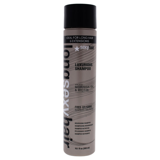 Long Sexy Hair Luxurious Shampoo by Sexy Hair for Unisex - 10.1 oz Shampoo