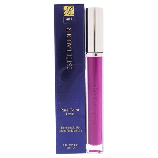 Pure Color Love Shine Liquid Lip Color - 401 Grape Addiction by Estee Lauder for Women - 0.2 oz Lipstick