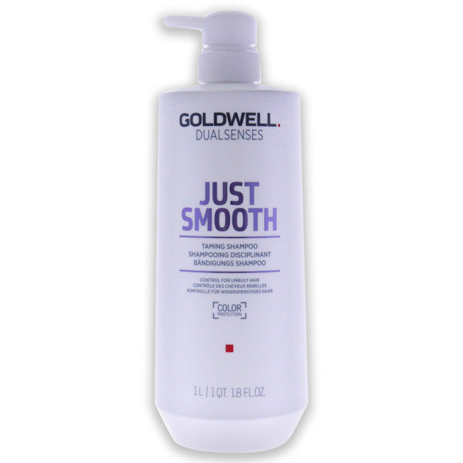 DualSenses Just Smooth Taming Shampoo by Goldwell for Unisex - 33.8 oz Shampoo