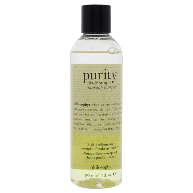 Purity Made Simple Makeup Remover High-Performance Waterproof by Philosophy for Women - 6.7 oz Makeup Remover