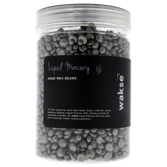 Liquid Mercury Hard Wax Beans by Wakse for Unisex - 12.8 oz Wax