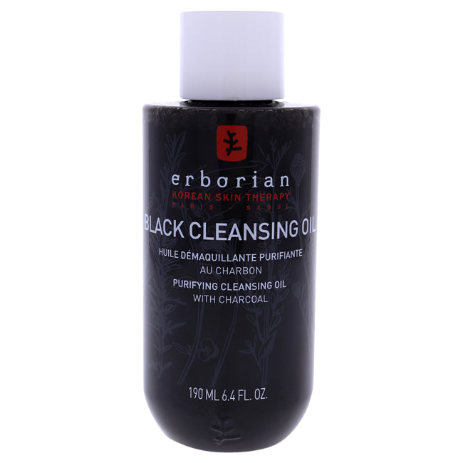 Black Cleansing Oil by Erborian for Women - 6.4 oz Cleanser