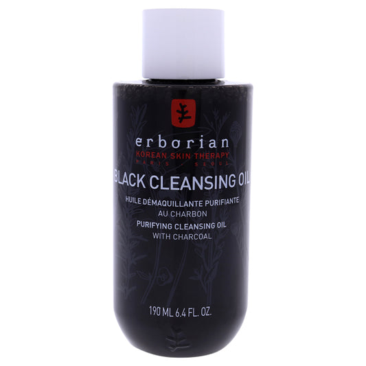 Black Cleansing Oil by Erborian for Women - 6.4 oz Cleanser