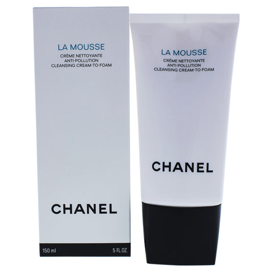 La Mousse Anti-Pollution Cleansing Cream-To-Foam by Chanel for Unisex - 5 oz Cleanser