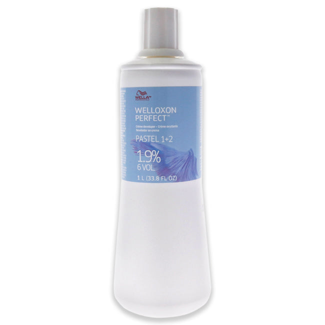 Welloxon Perfect Pastel 1.9 Percent 6 Volume Cream Developer by Wella for Unisex - 33.8 oz Treatment