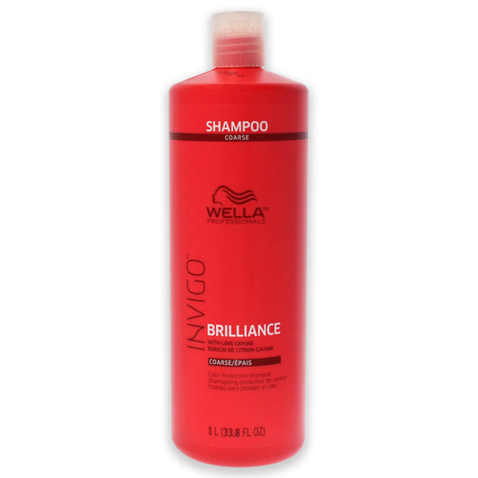 Invigo Brilliance Shampoo For Coarse Hair by Wella for Unisex - 33.8 oz Shampoo